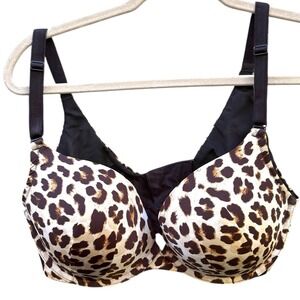 Torrid Curve 38DD Leopard Print Bra Animal Print Glam Feminine‎ Chic Lingerie